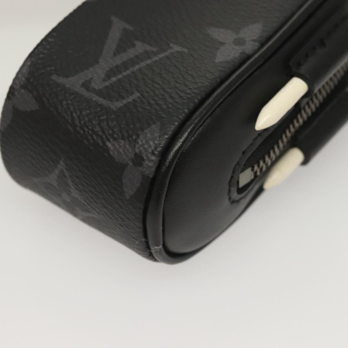 LOUIS VUITTON Monogram Eclipse Set Golf Andrews Bag Charm GI0344 LV Auth 128808M