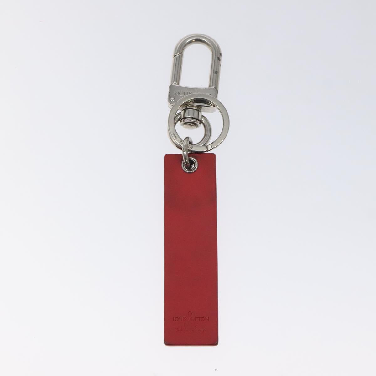 LOUIS VUITTON Epi LV × Supreme Downtown Tab Charm Charm Red MP2074 Auth 128812
