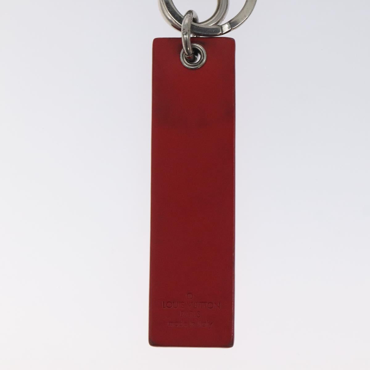 LOUIS VUITTON Epi LV × Supreme Downtown Tab Charm Charm Red MP2074 Auth 128812