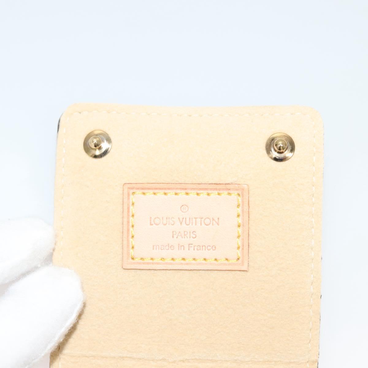 LOUIS VUITTON Monogram Jewelry case Jewelry Box LV Auth 128830