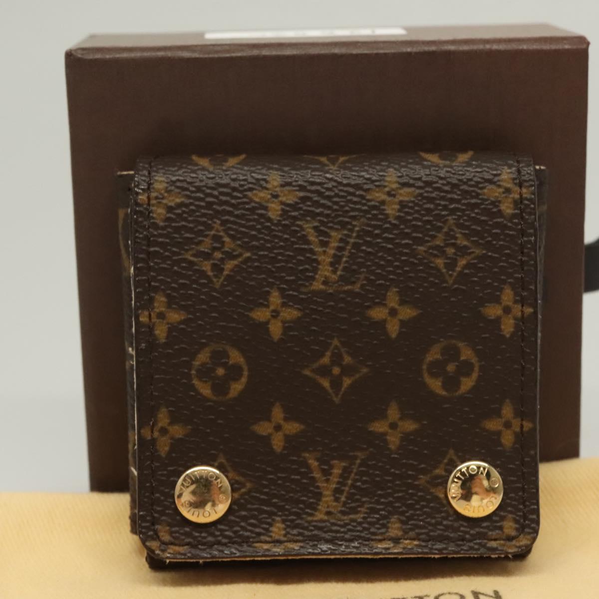 LOUIS VUITTON Monogram Jewelry case Jewelry Box LV Auth 128830