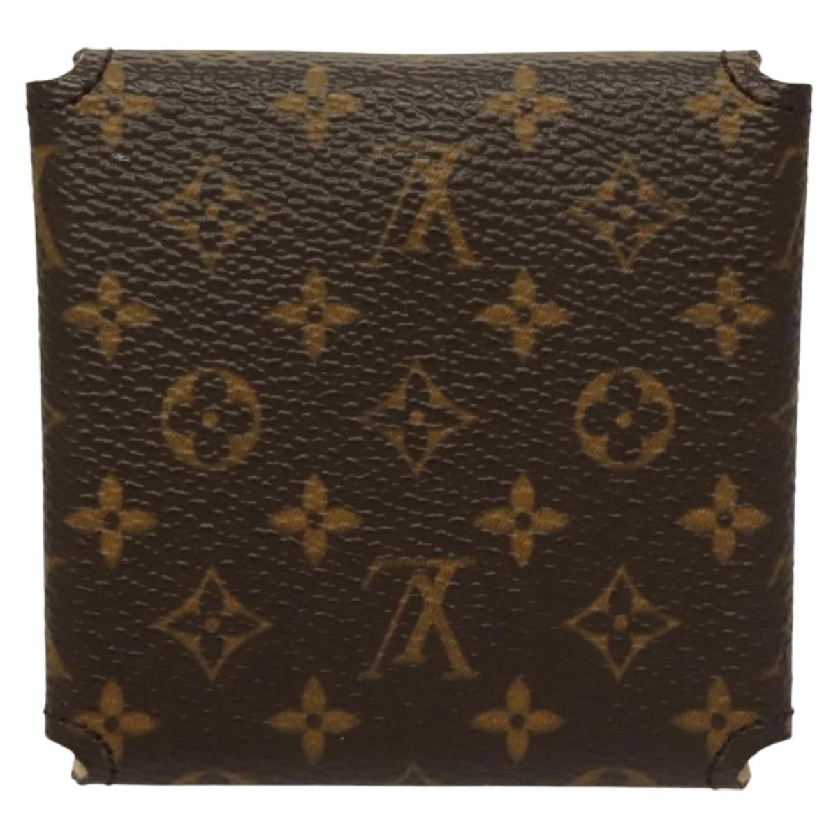 LOUIS VUITTON Monogram Jewelry case Jewelry Box LV Auth 128830