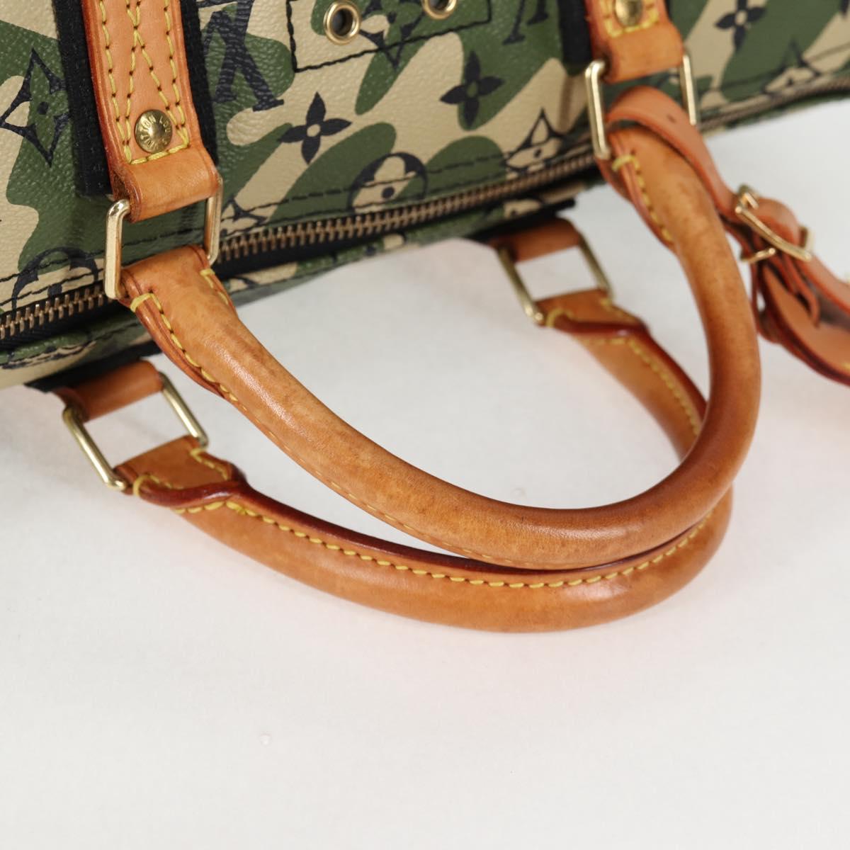 LOUIS VUITTON Monogram Camouflage Takashi Murakami Speedy 35 M95773 Auth 128855V