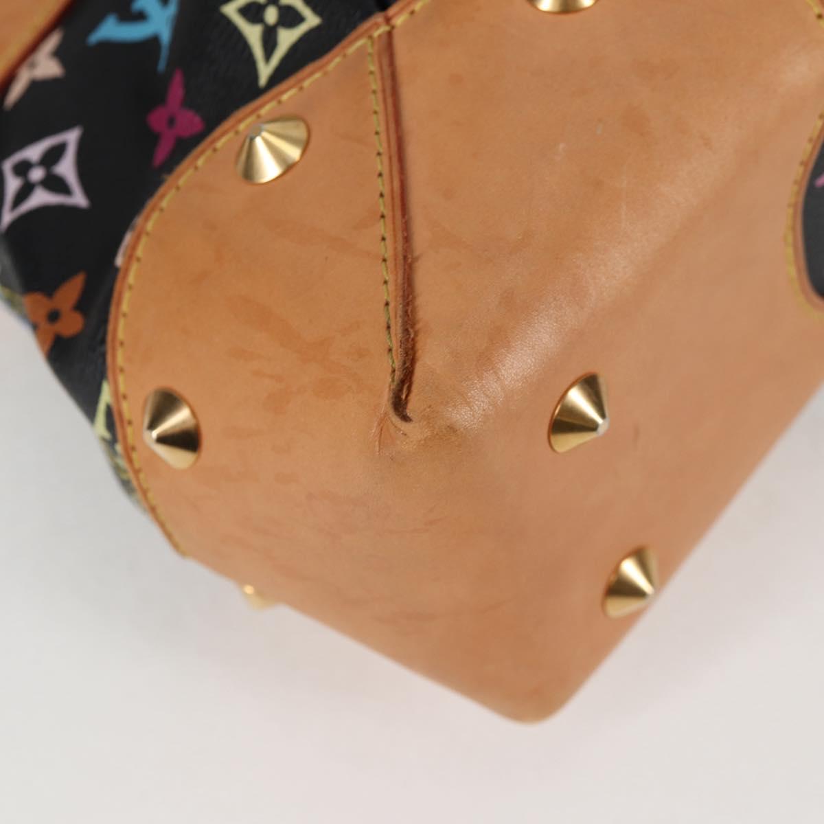 LOUIS VUITTON Monogram Multicolor Judy MM Bag 2Way Black M40256 LV Auth 128862V