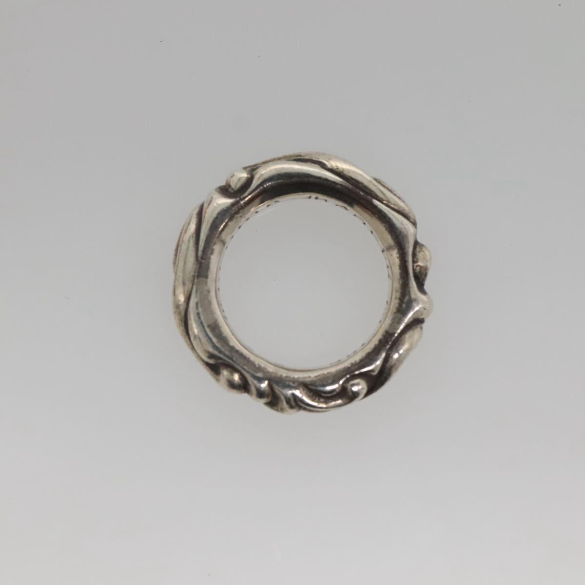 Chrome Hearts Scroll Band Ring Ag925 Silver Auth 128899M