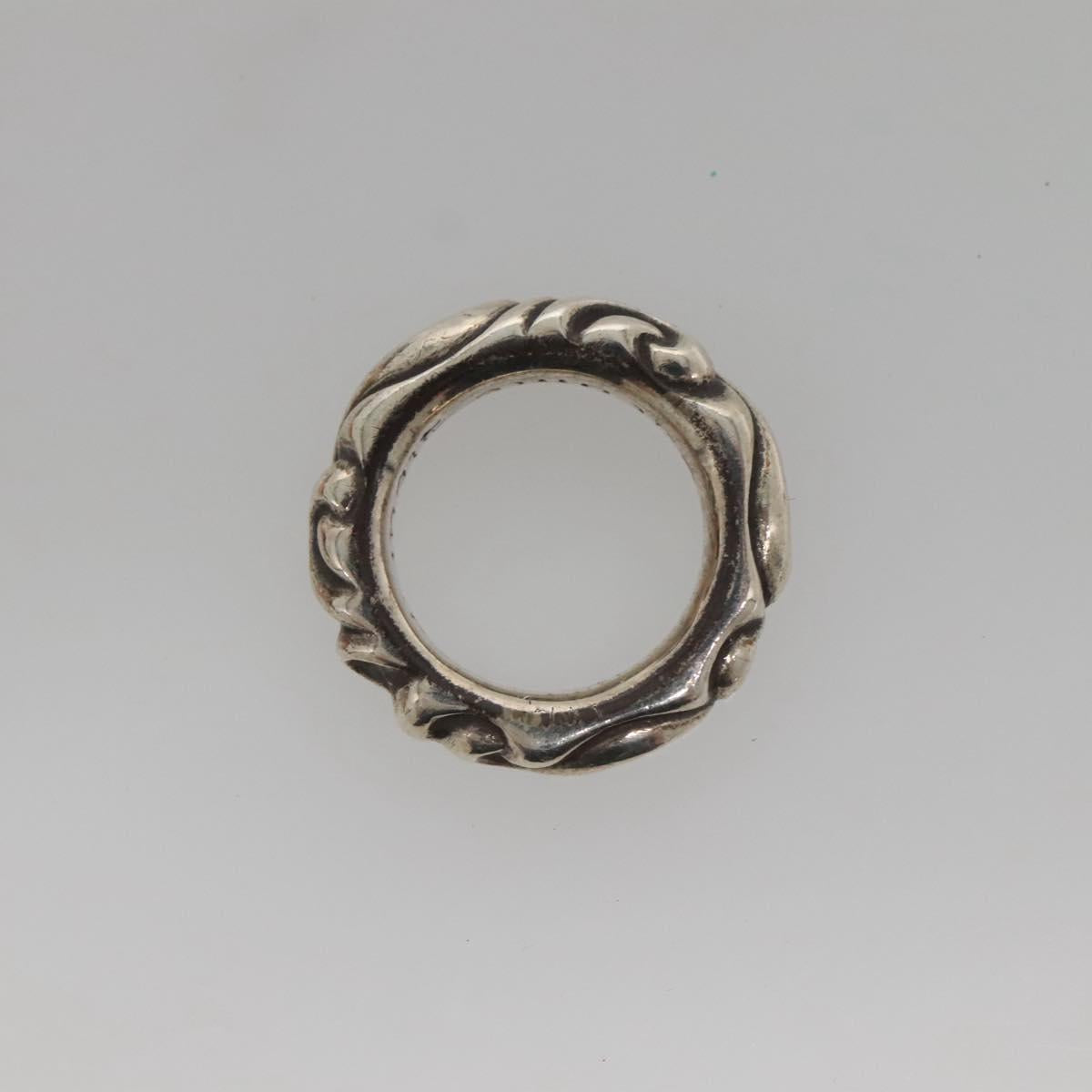 Chrome Hearts Scroll Band Ring Ag925 Silver Auth 128899M