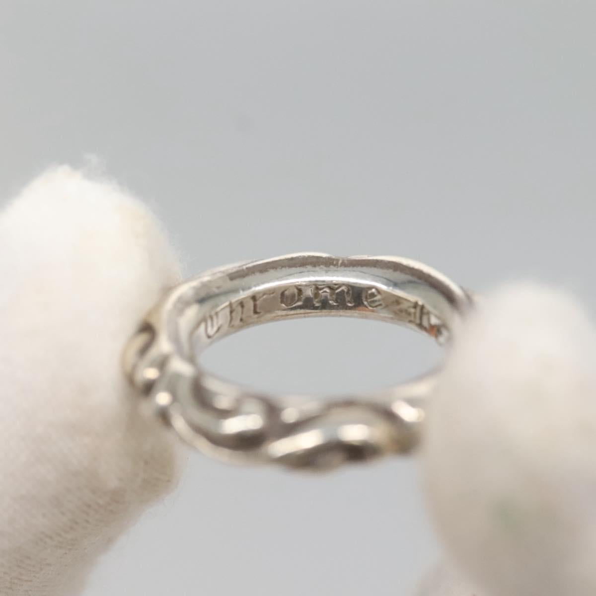 Chrome Hearts Scroll Band Ring Ag925 Silver Auth 128899M