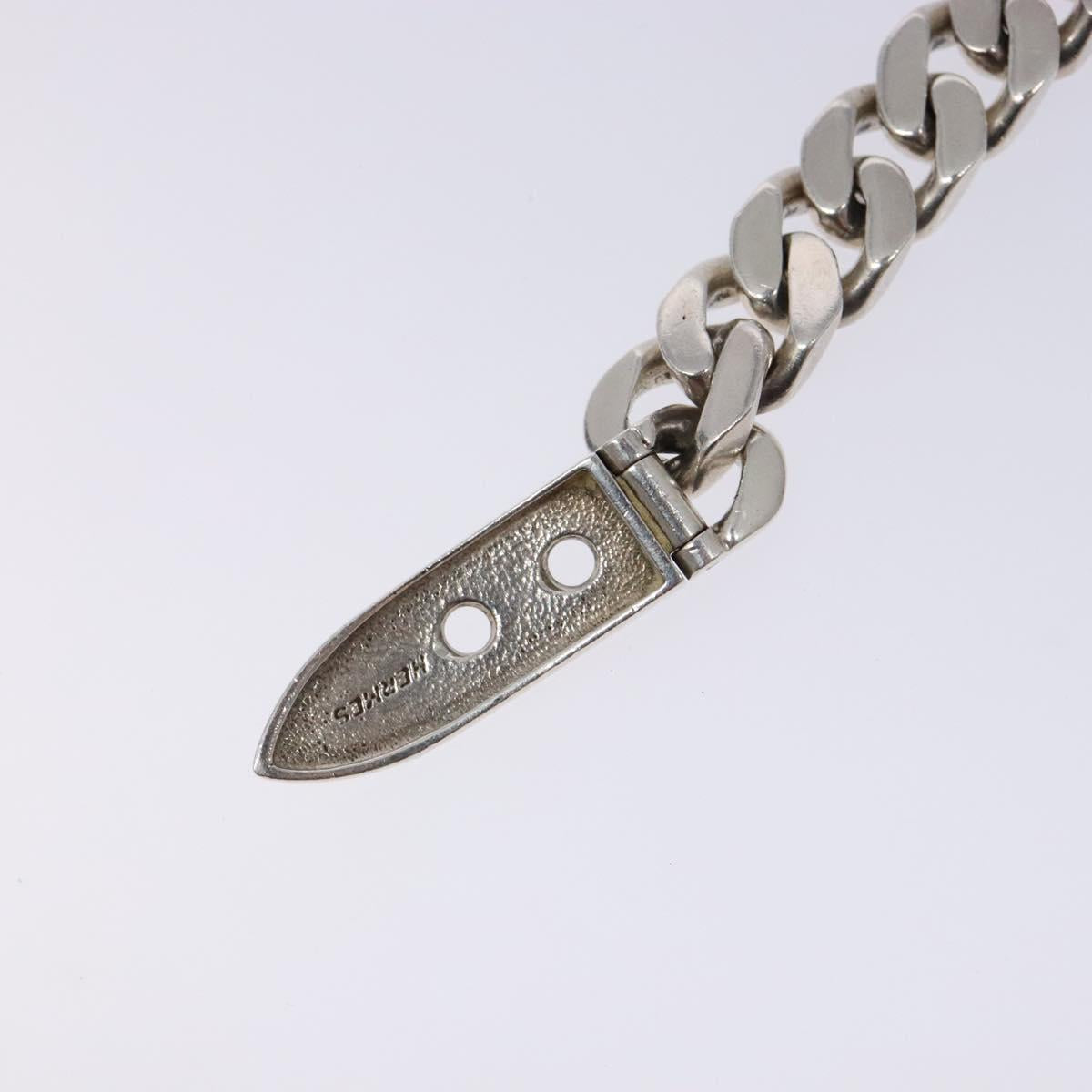 HERMES Boulevard MM Bracelet Ag925 Silver Auth 128907SM
