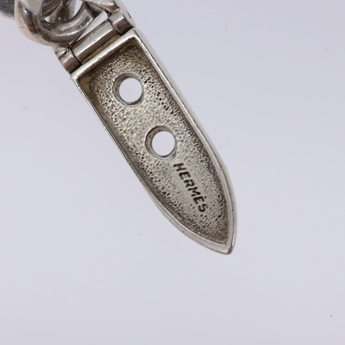 HERMES Boulevard MM Bracelet Ag925 Silver Auth 128907SM