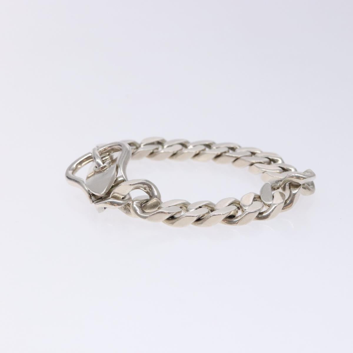 HERMES Boulevard MM Bracelet Ag925 Silver Auth 128907SM