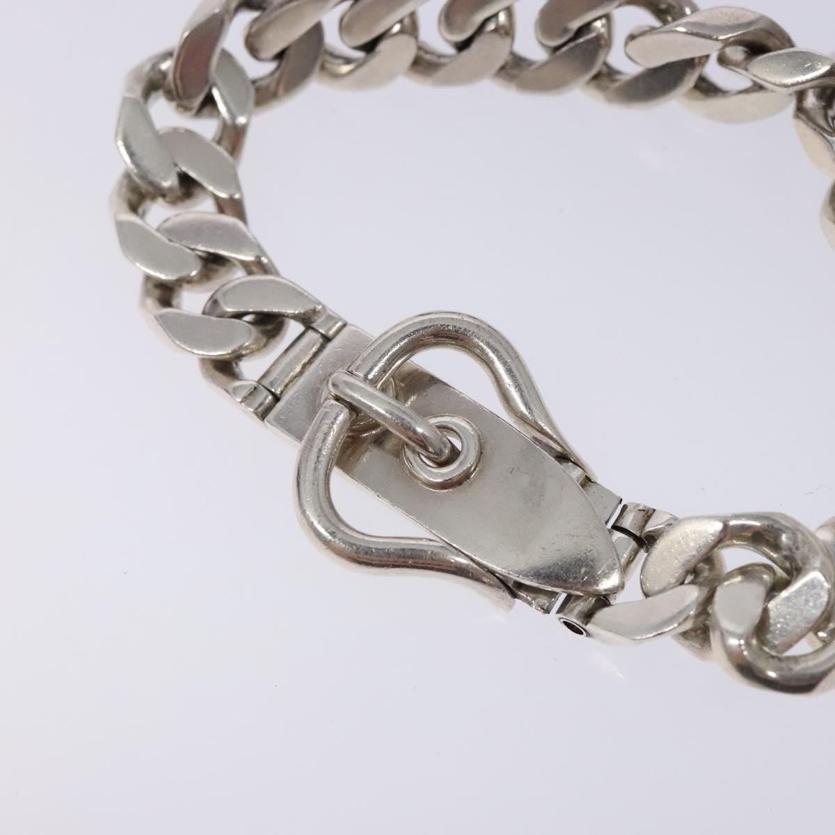 HERMES Boulevard MM Bracelet Ag925 Silver Auth 128907SM