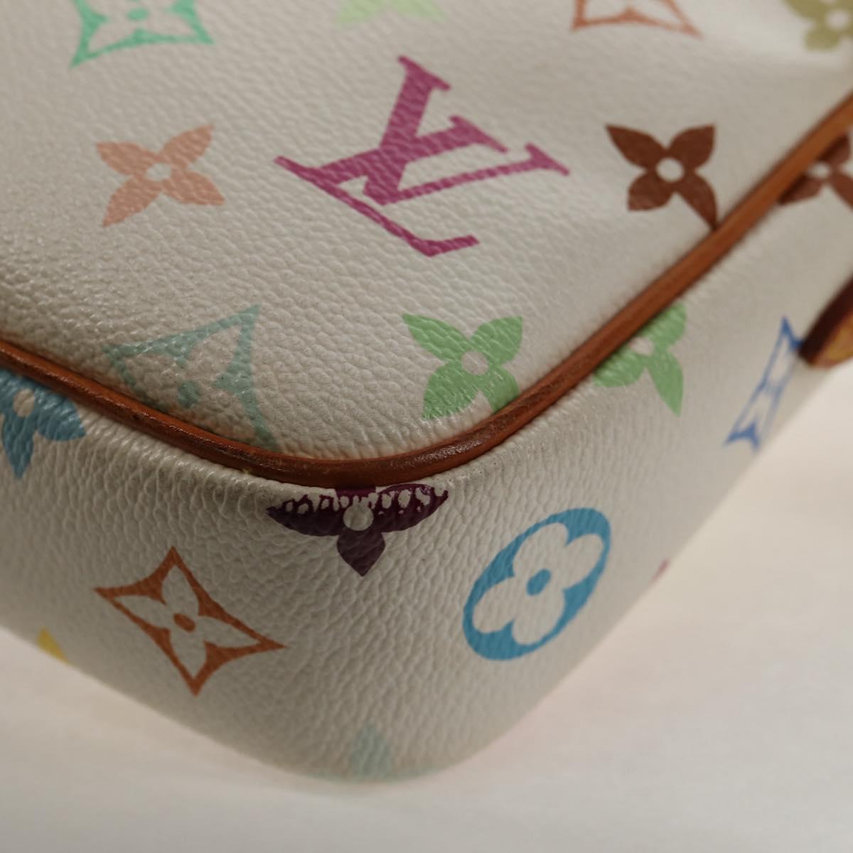 LOUIS VUITTON Monogram Multicolor Lift Shoulder Bag White M40055 LV Auth 128929V