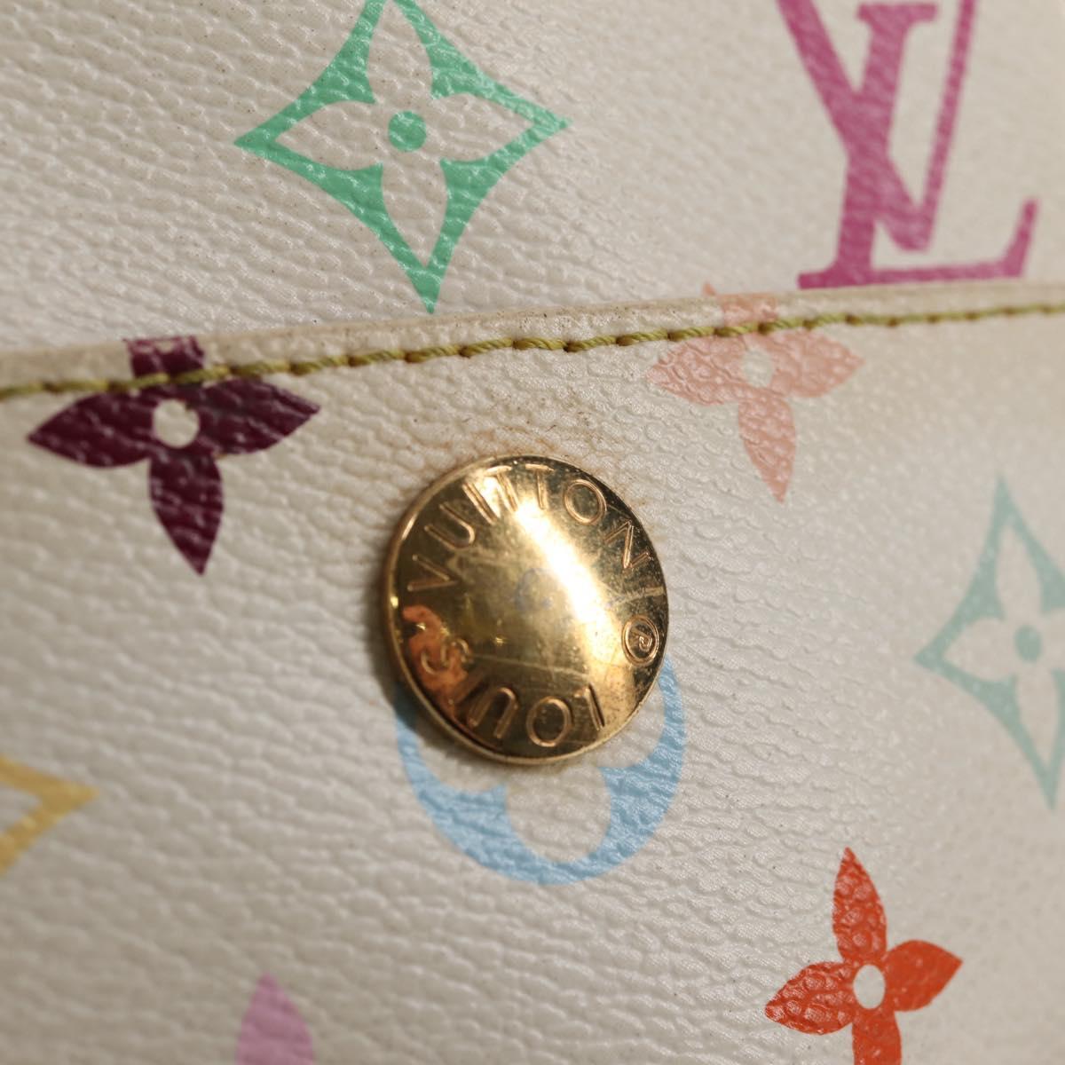 LOUIS VUITTON Monogram Multicolor Lift Shoulder Bag White M40055 LV Auth 128929V