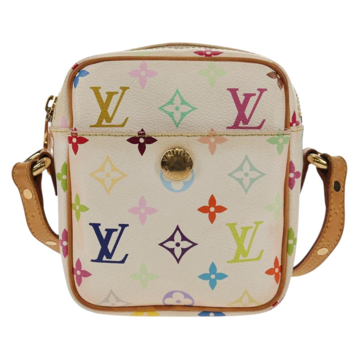 LOUIS VUITTON Monogram Multicolor Lift Shoulder Bag White M40055 LV Auth 128929A