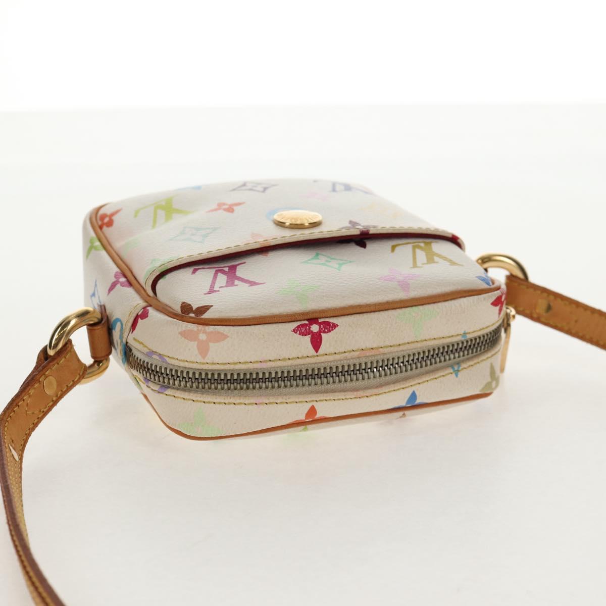 LOUIS VUITTON Monogram Multicolor Lift Shoulder Bag White M40055 LV Auth 128929V