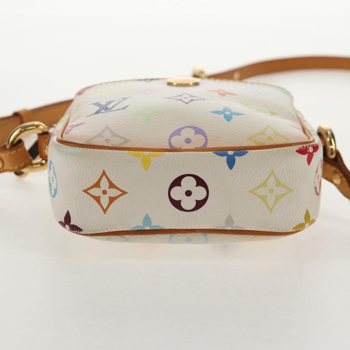 LOUIS VUITTON Monogram Multicolor Lift Shoulder Bag White M40055 LV Auth 128929A