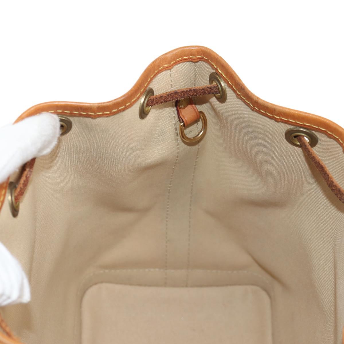 LOUIS VUITTON Damier Azur Noe BB Shoulder Bag N41220 LV Auth 128930A