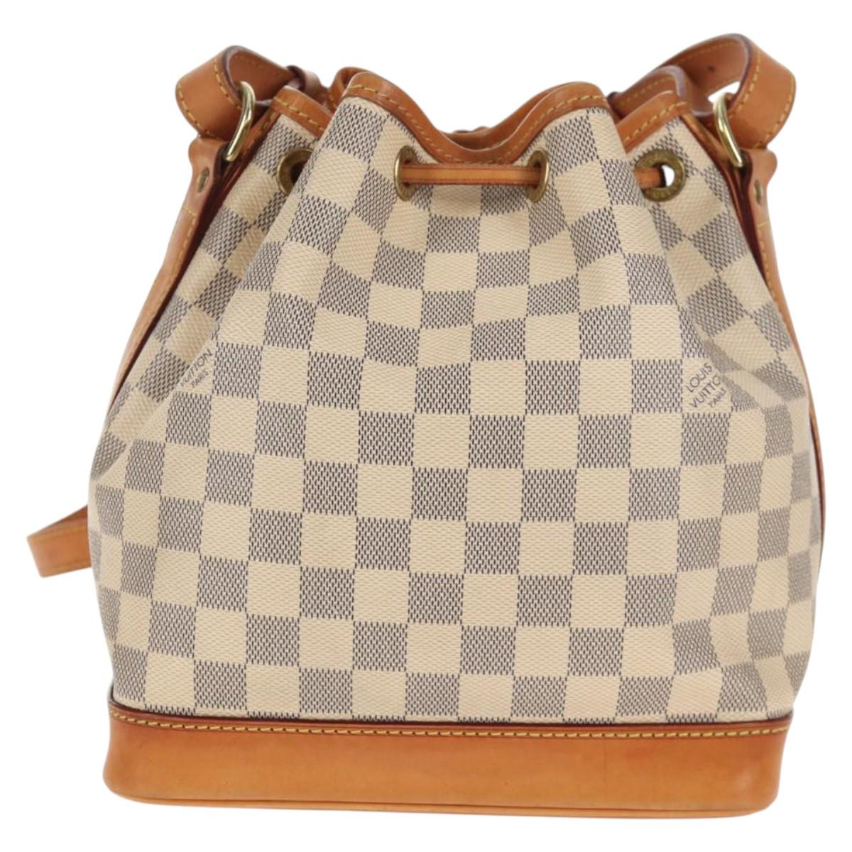 LOUIS VUITTON Damier Azur Noe BB Shoulder Bag N41220 LV Auth 128930A