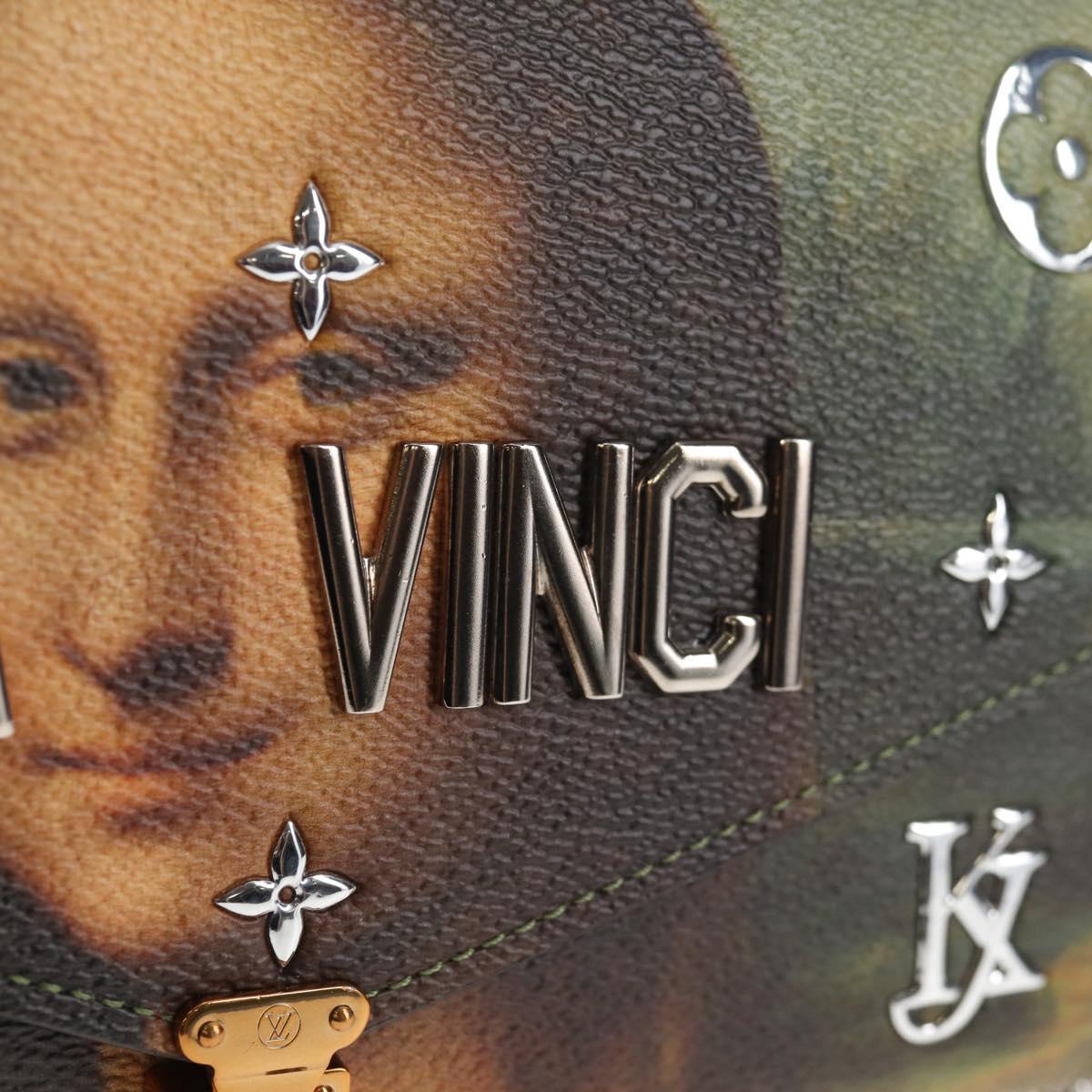 LOUIS VUITTON Masters Collection Pochette Chain Bag Pink M64626 LV Auth 128935M