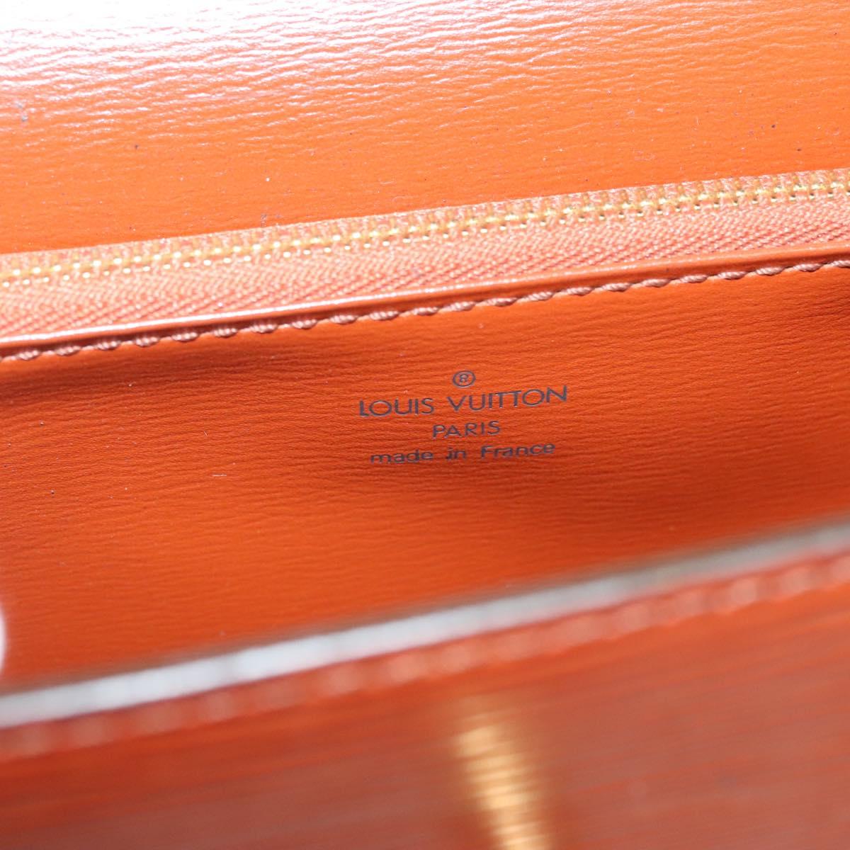 LOUIS VUITTON Epi Malesherbes Hand Bag Brown M52373 LV Auth 128962