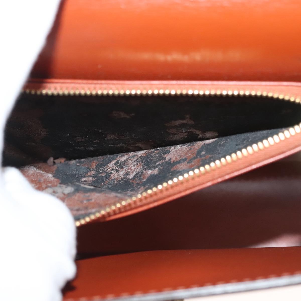 LOUIS VUITTON Epi Malesherbes Hand Bag Brown M52373 LV Auth 128962