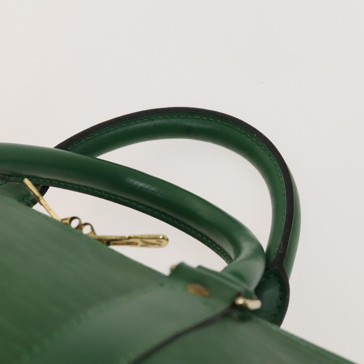 LOUIS VUITTON Epi Keepall 50 Boston Bag Green M42964 LV Auth 128963
