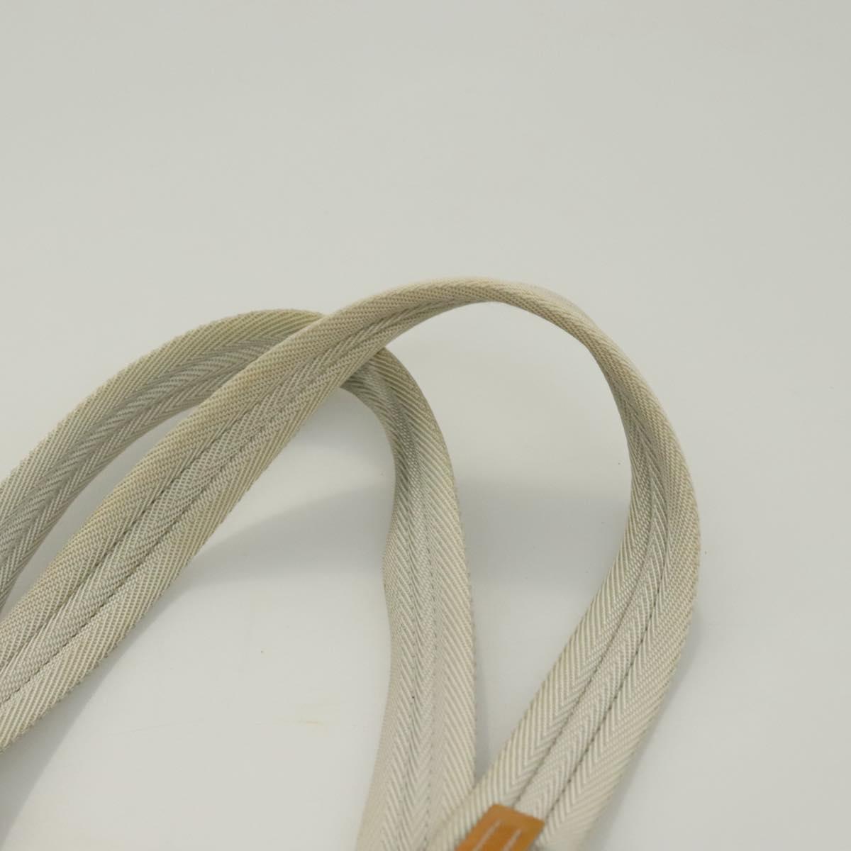 PRADA Shoulder Bag Nylon Enamel Light Blue Silver Auth 128965