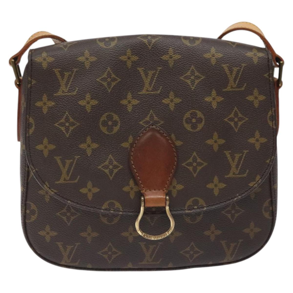 LOUIS VUITTON Monogram Monogram Saint Cloud GM Shoulder Bag M51242 Auth 128968