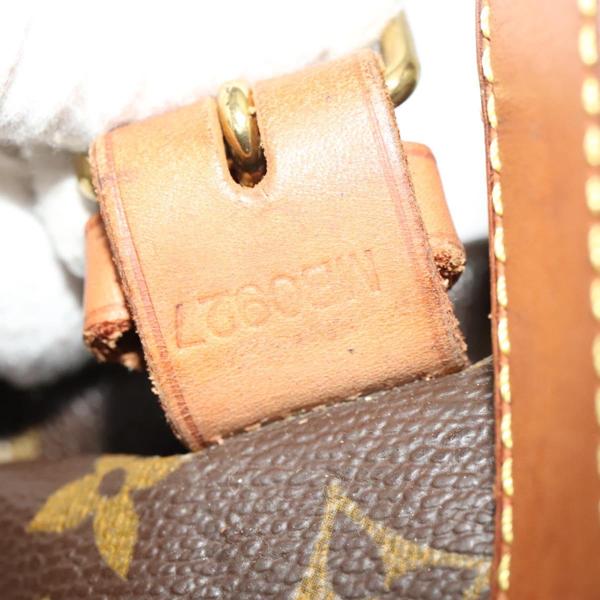 LOUIS VUITTON Monogram Saumur 35 Shoulder Bag M42254 LV Auth 128972