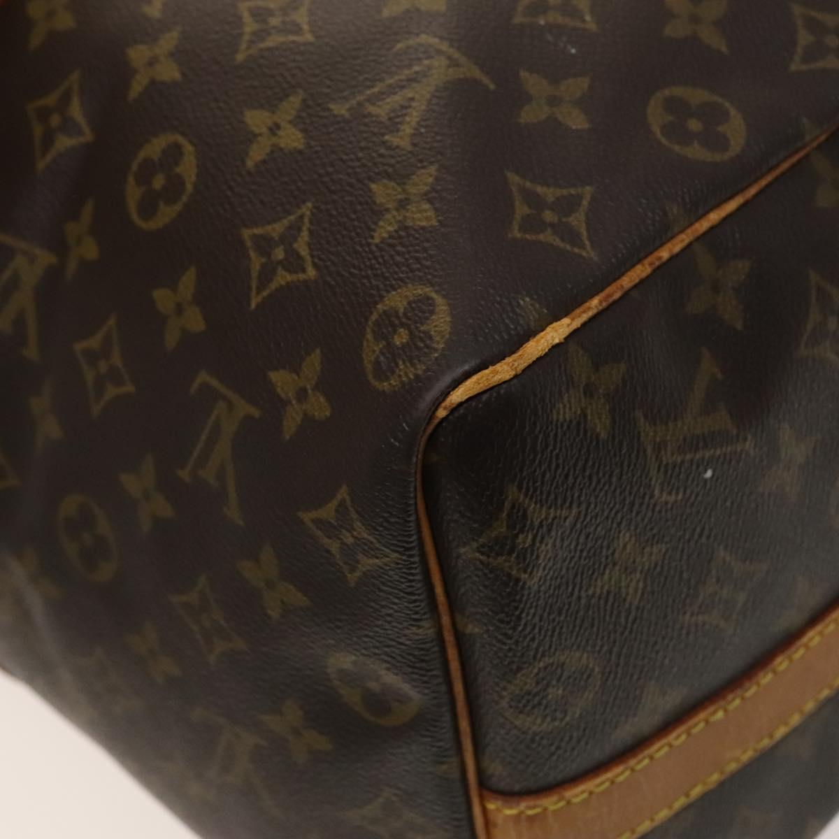 LOUIS VUITTON Monogram Keepall Bandouliere 50 Boston Bag M41416 LV Auth 128979