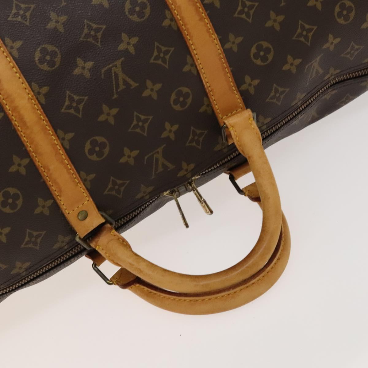 LOUIS VUITTON Monogram Keepall 60 Boston Bag M41422 LV Auth 128980