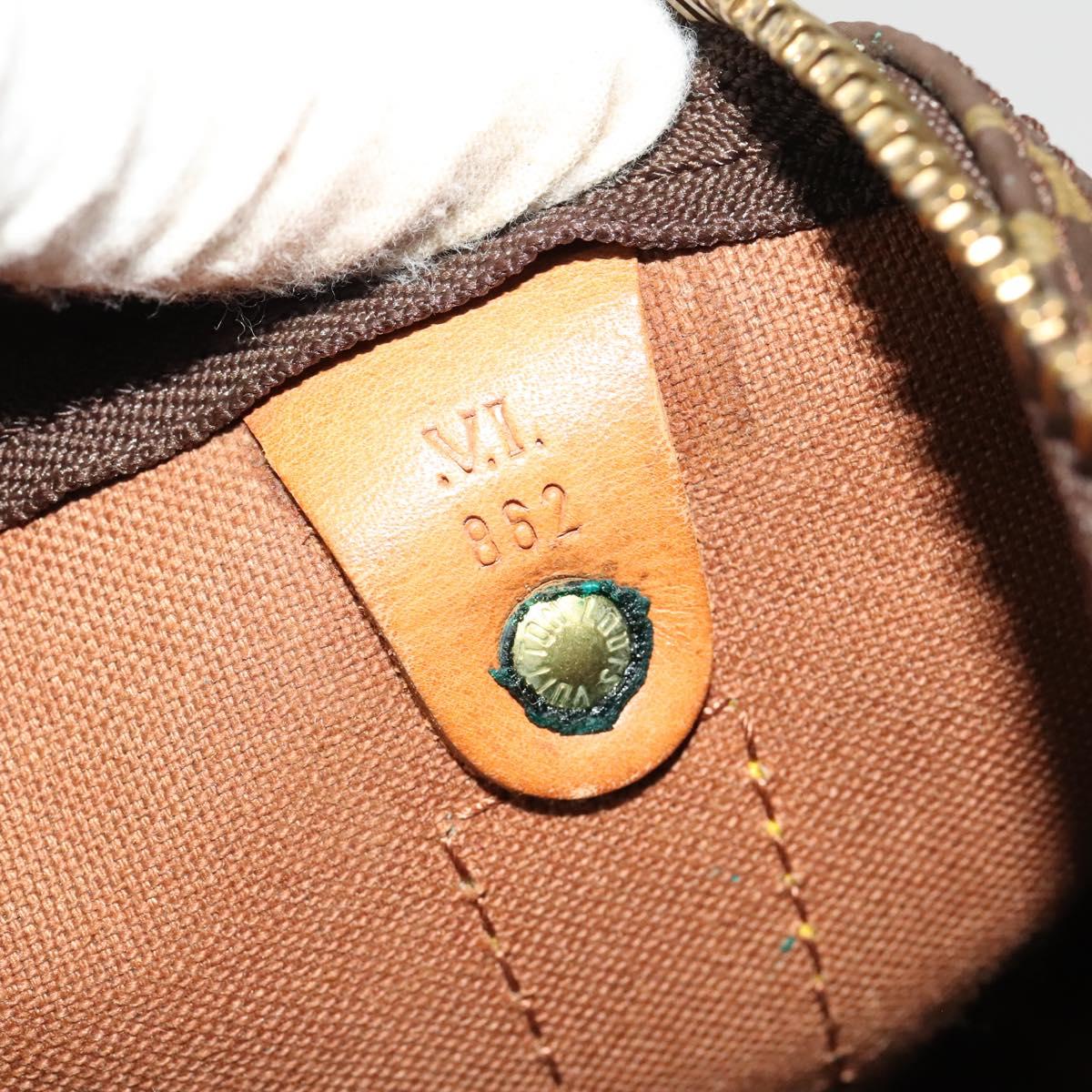 LOUIS VUITTON Monogram Keepall 55 Boston Bag M41424 LV Auth 128986