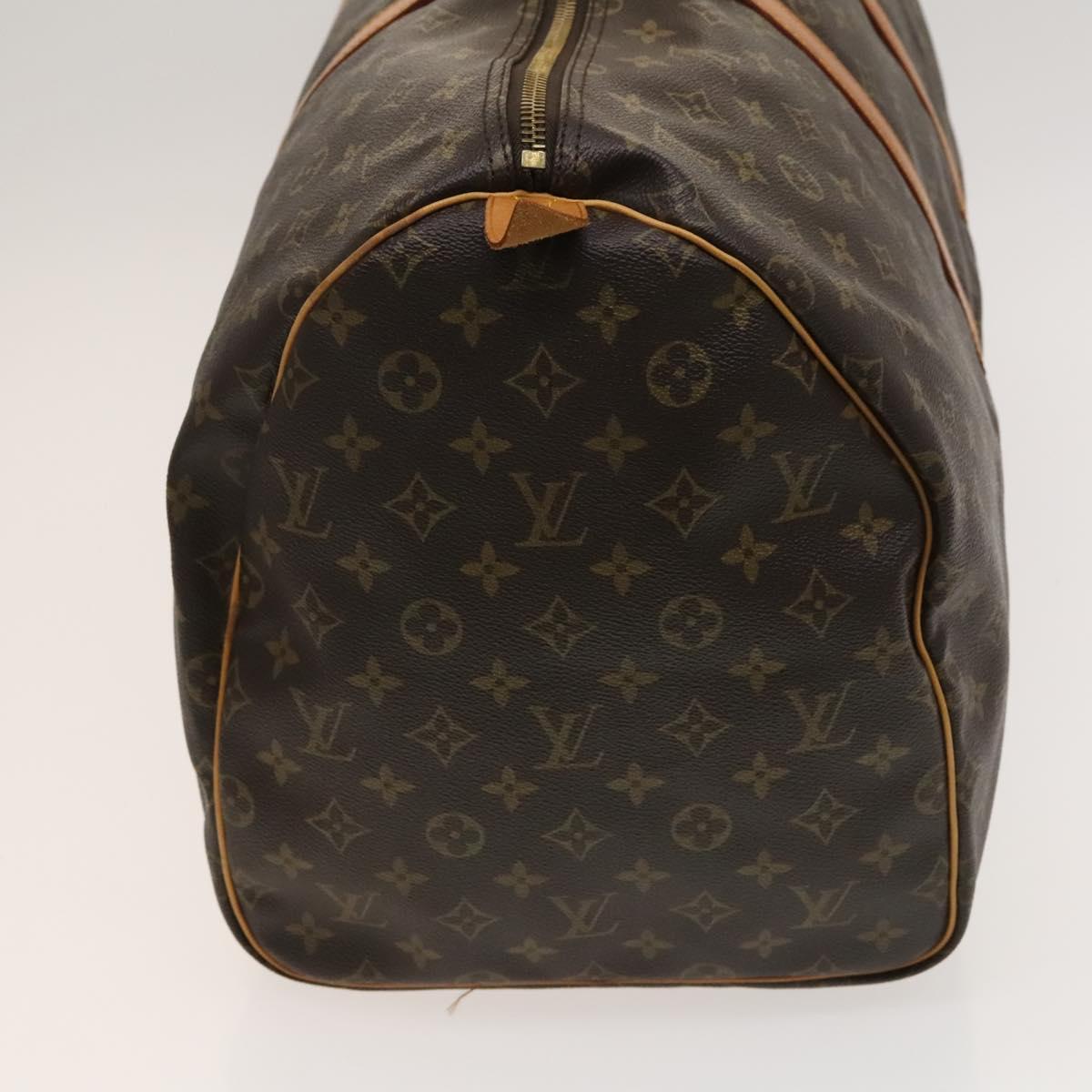 LOUIS VUITTON Monogram Keepall 55 Boston Bag M41424 LV Auth 128986