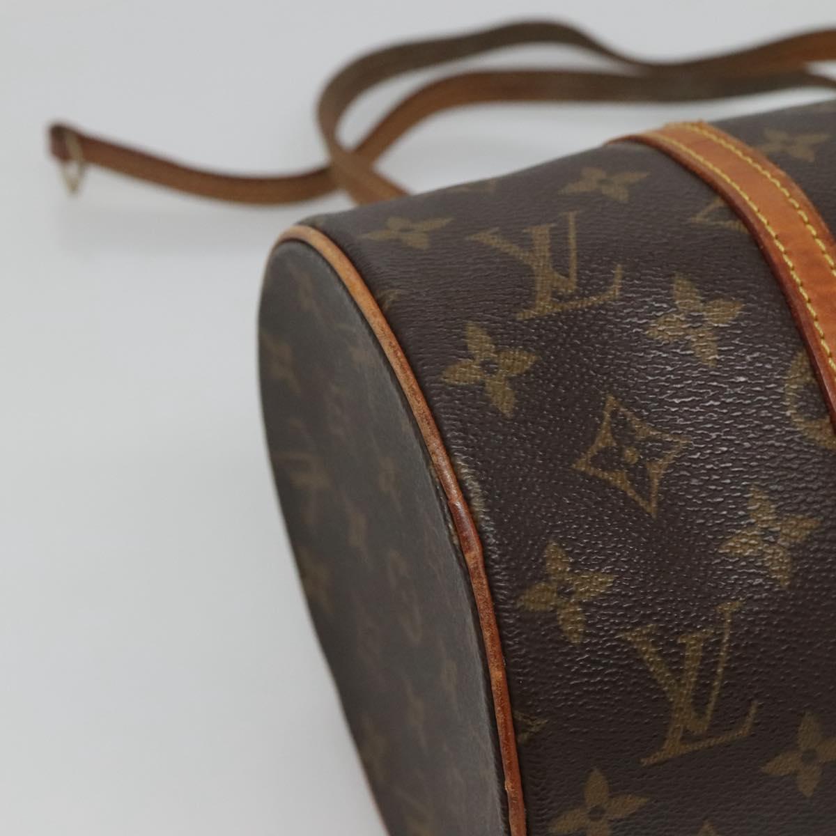 LOUIS VUITTON Monogram Papillon 30 Hand Bag M51385 LV Auth 128988