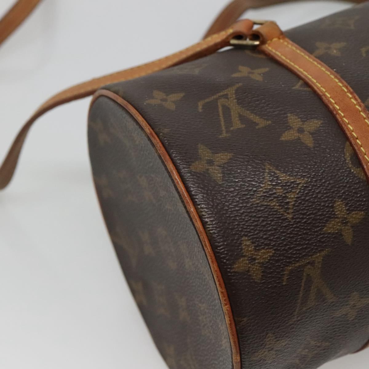 LOUIS VUITTON Monogram Papillon 30 Hand Bag M51385 LV Auth 128988