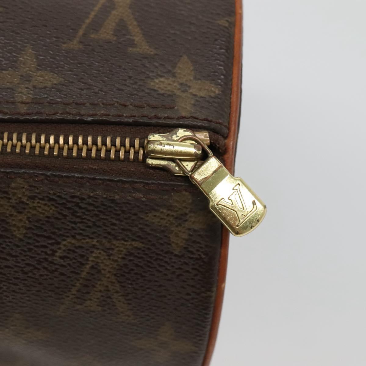 LOUIS VUITTON Monogram Papillon 30 Hand Bag M51385 LV Auth 128988