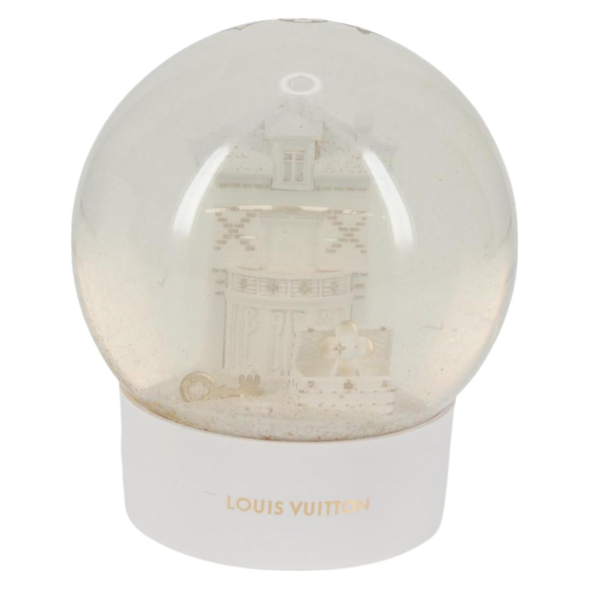 LOUIS VUITTON Vivienne Snow Globe VIP Only Clear White LV Auth 129009SAM