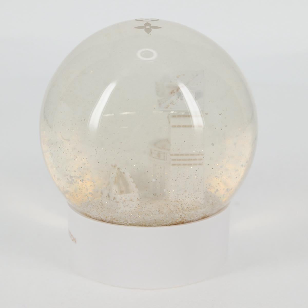 LOUIS VUITTON Vivienne Snow Globe VIP Only Clear White LV Auth 129009SAM