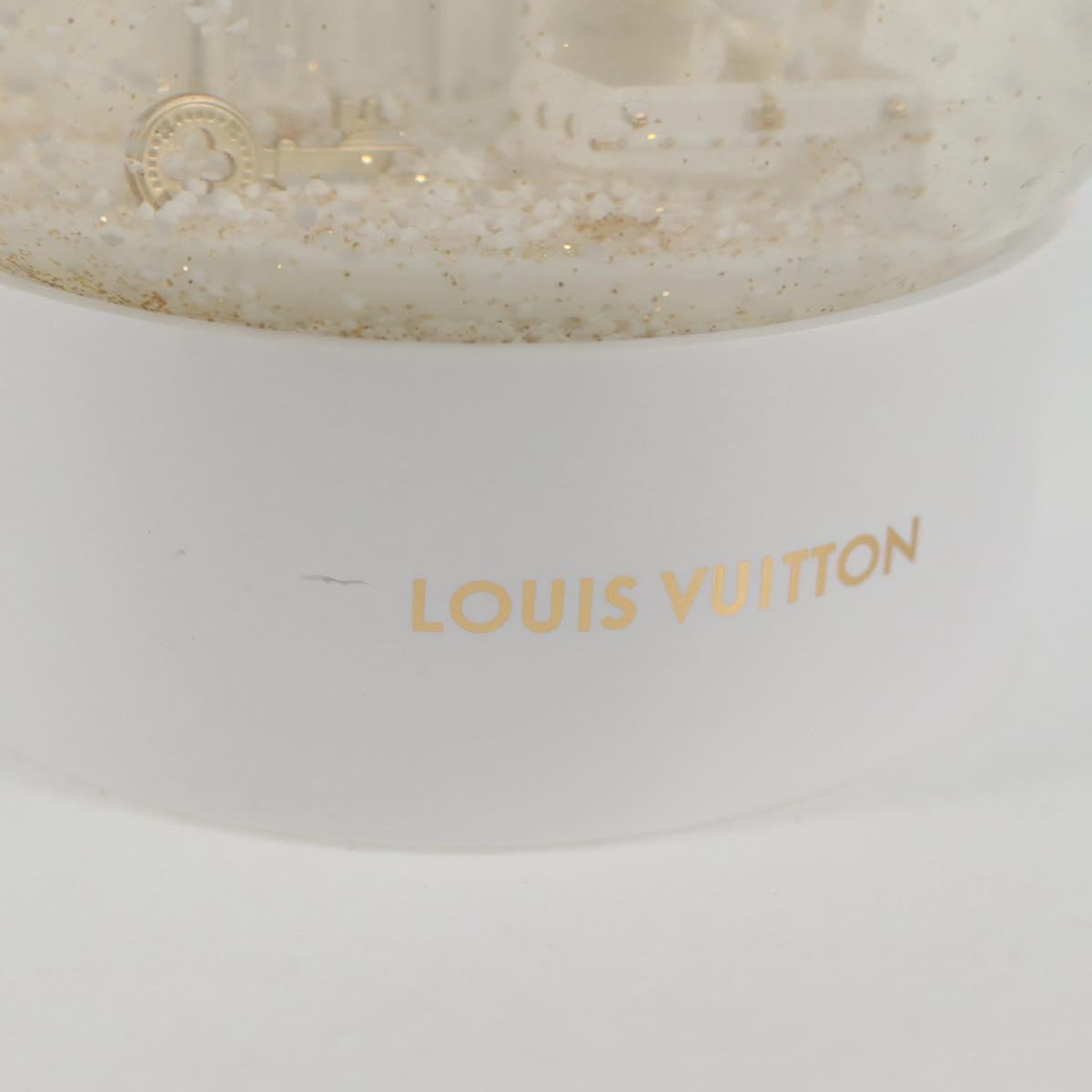 LOUIS VUITTON Vivienne Snow Globe VIP Only Clear White LV Auth 129009SAM