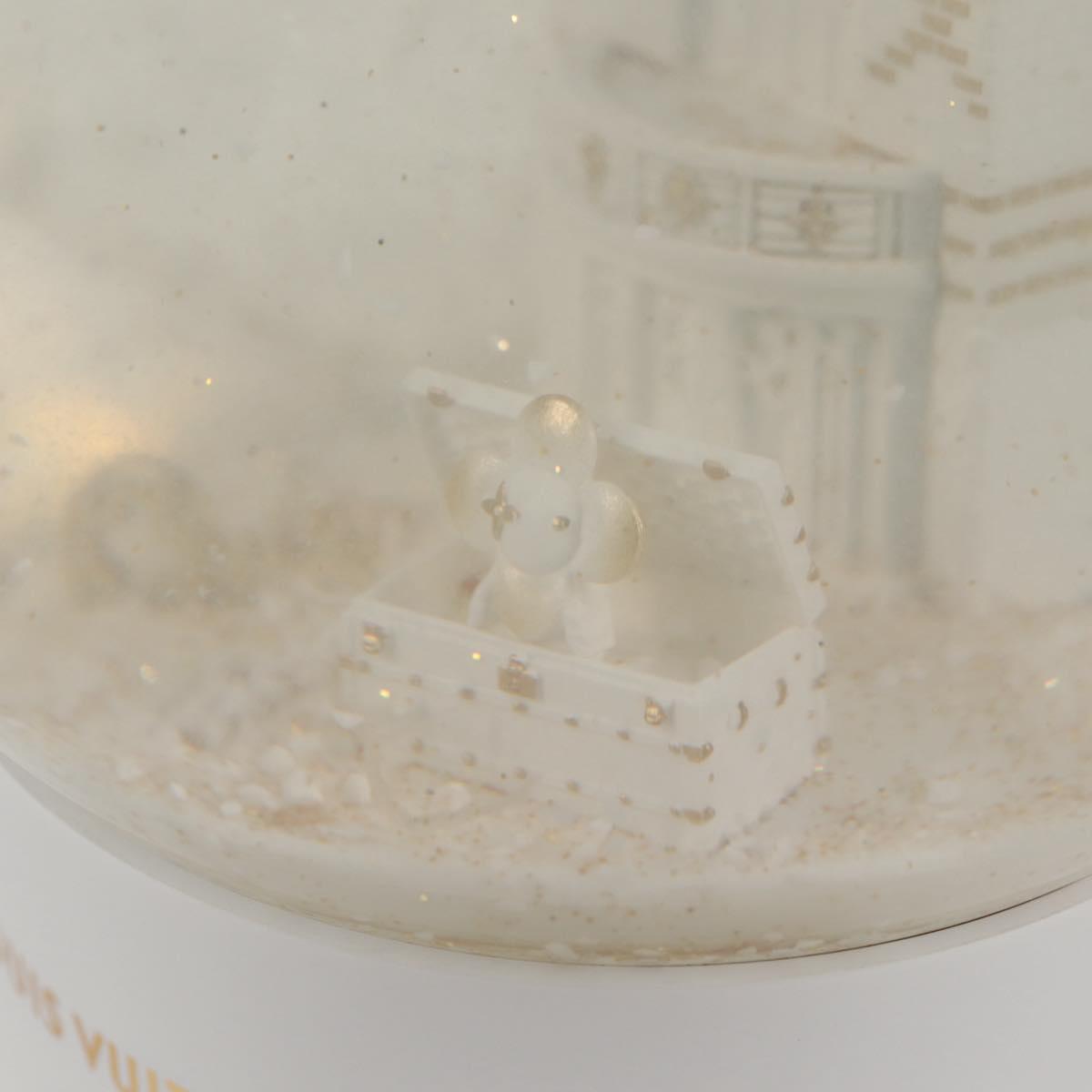 LOUIS VUITTON Vivienne Snow Globe VIP Only Clear White LV Auth 129009M
