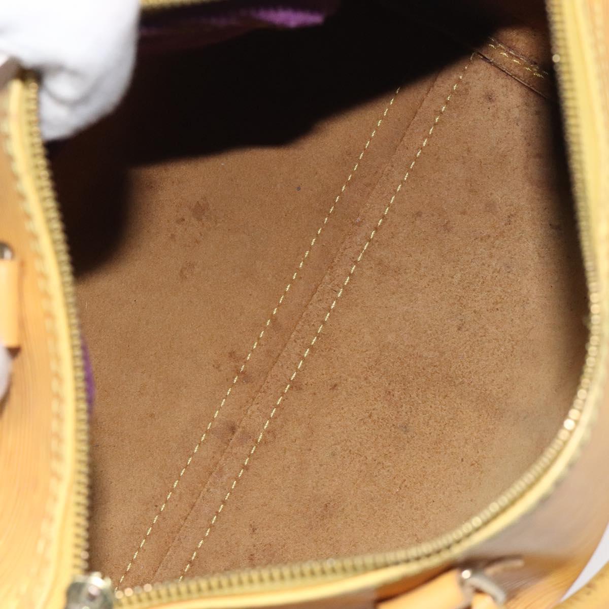 LOUIS VUITTON Epi Speedy 25 Hand Bag Tassili Yellow M43019 LV Auth 129045