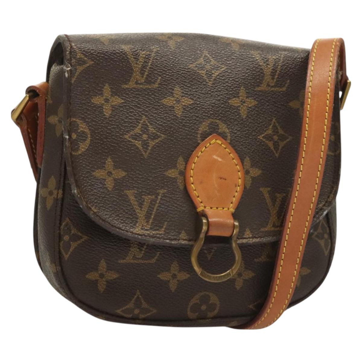 LOUIS VUITTON Monogram Saint Cloud PM Shoulder Bag M51244 LV Auth 129076