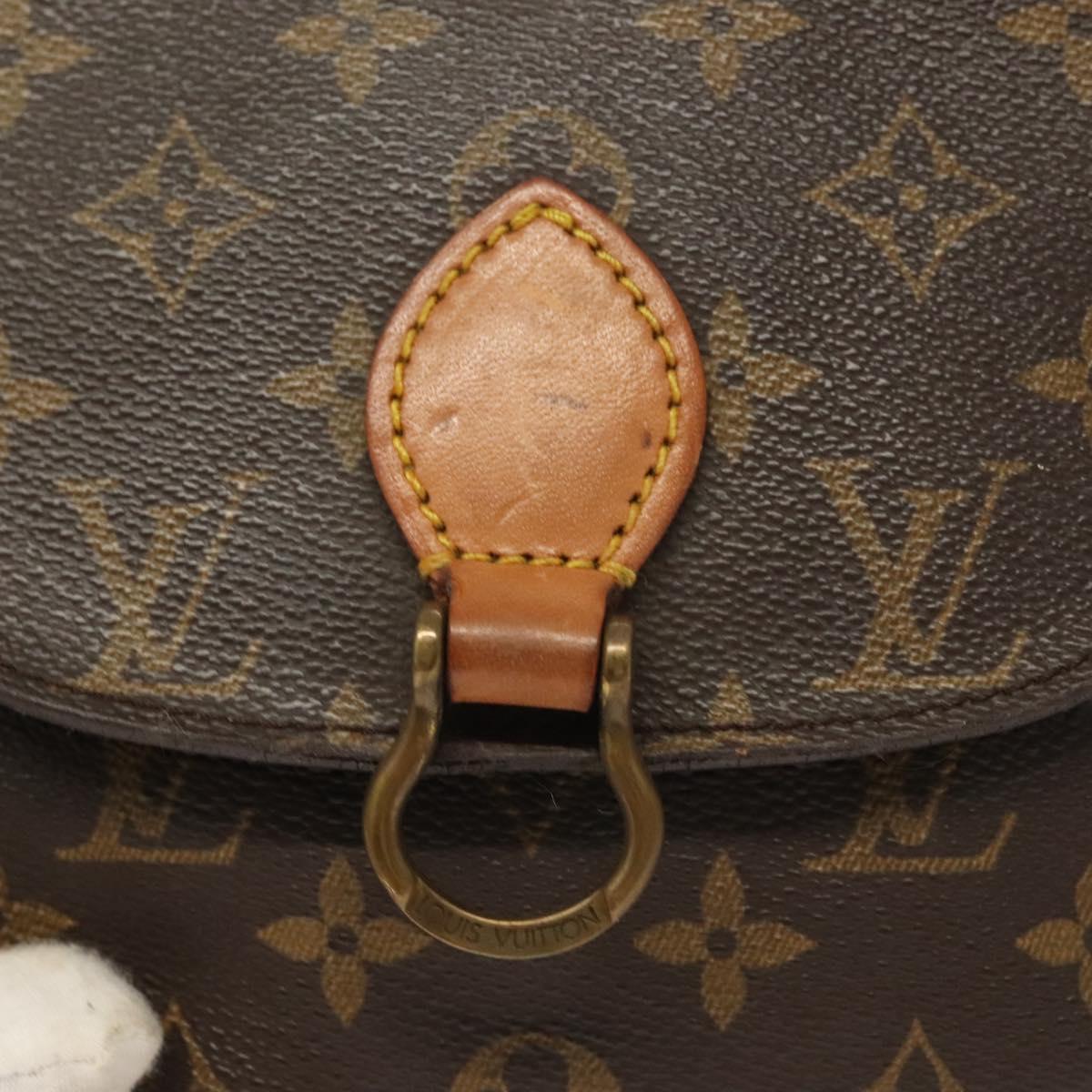 LOUIS VUITTON Monogram Saint Cloud PM Shoulder Bag M51244 LV Auth 129076