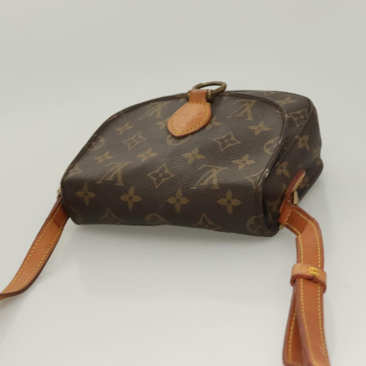 LOUIS VUITTON Monogram Saint Cloud PM Shoulder Bag M51244 LV Auth 129076