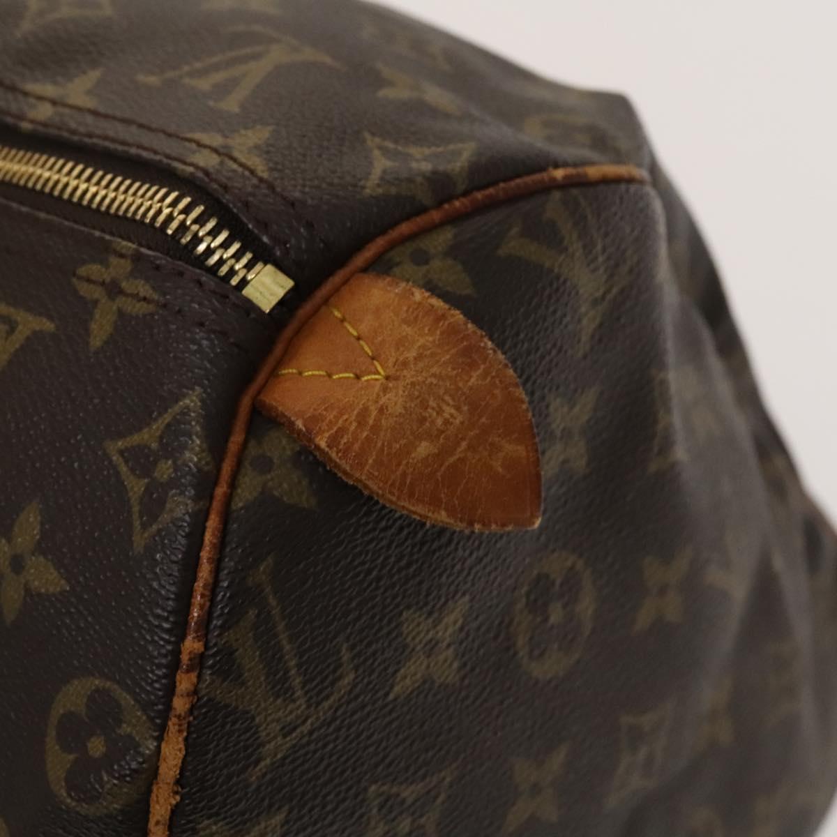 LOUIS VUITTON Monogram Speedy 40 Hand Bag M41522 LV Auth 129091