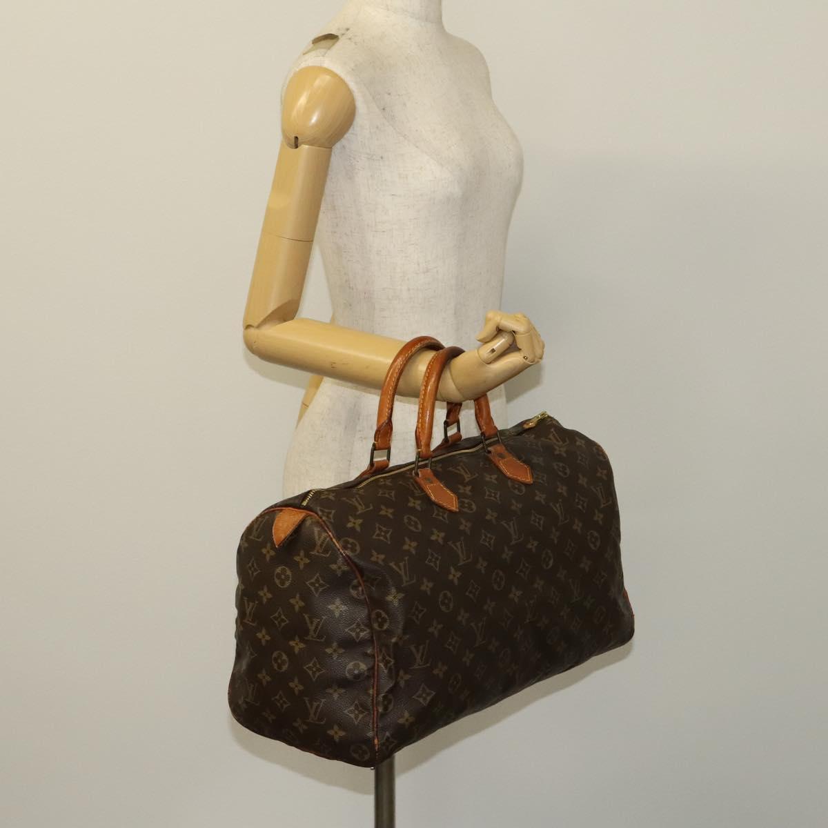 LOUIS VUITTON Monogram Speedy 40 Hand Bag M41522 LV Auth 129091