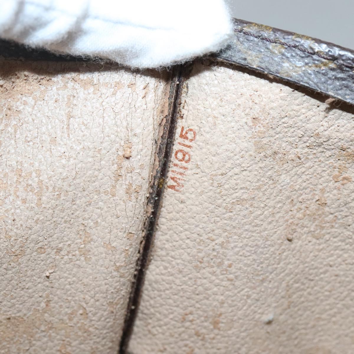 LOUIS VUITTON Monogram Sac Plat Hand Bag M51140 LV Auth 129096