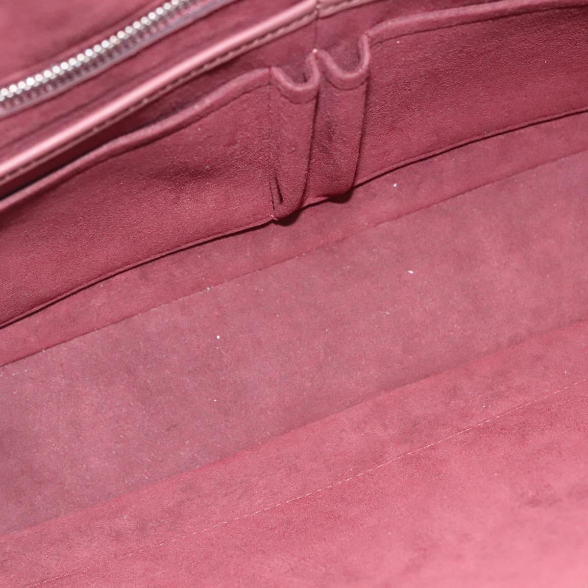 LOUIS VUITTON Epi Porte Documents Business Bag Bordeaux M54040 LV Auth 129124