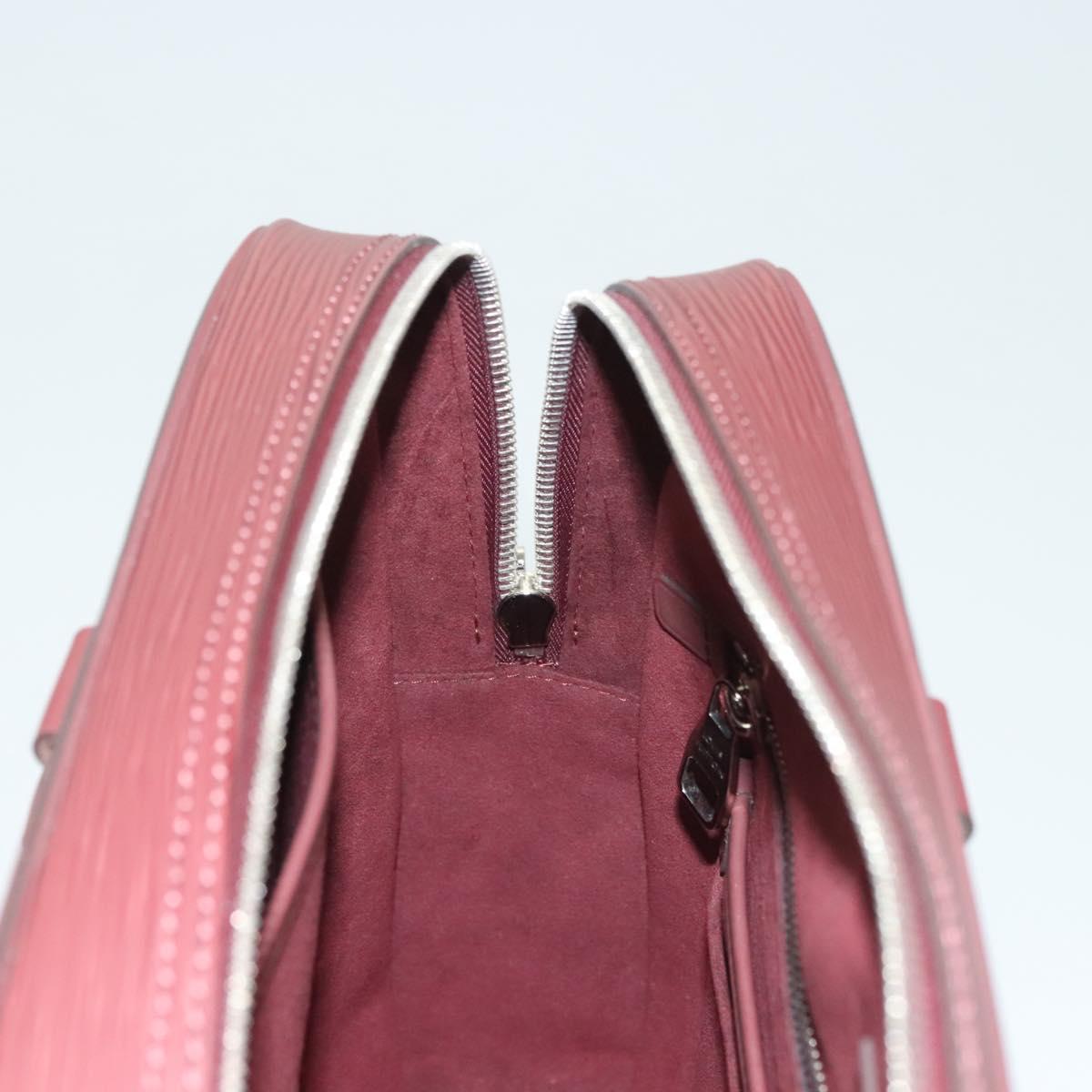 LOUIS VUITTON Epi Porte Documents Business Bag Bordeaux M54040 LV Auth 129124