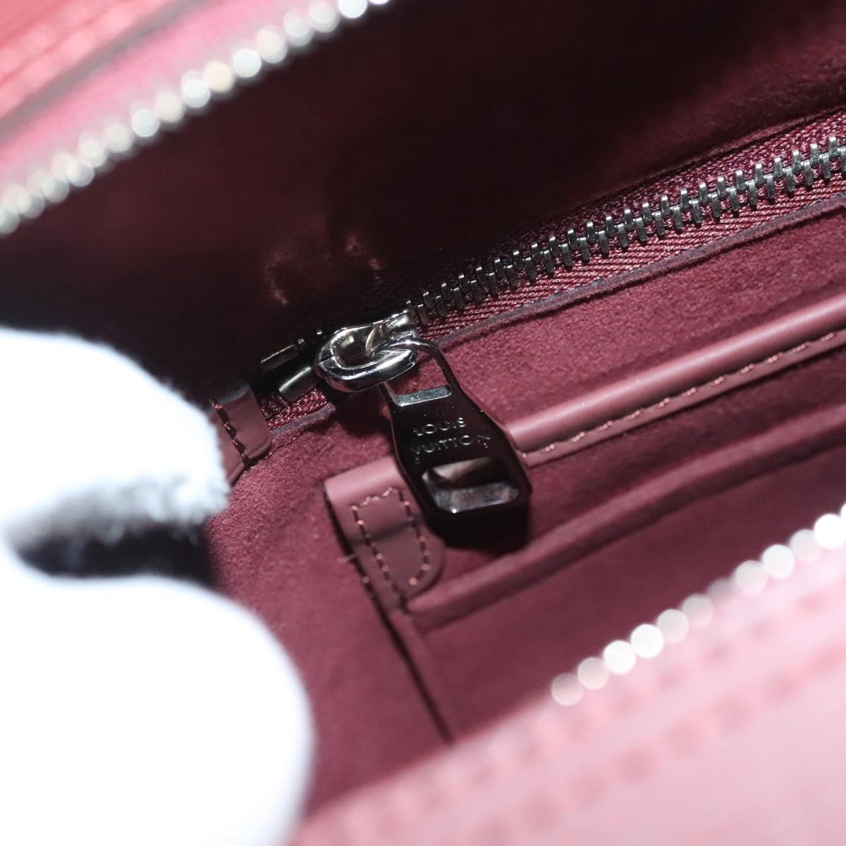 LOUIS VUITTON Epi Porte Documents Business Bag Bordeaux M54040 LV Auth 129124